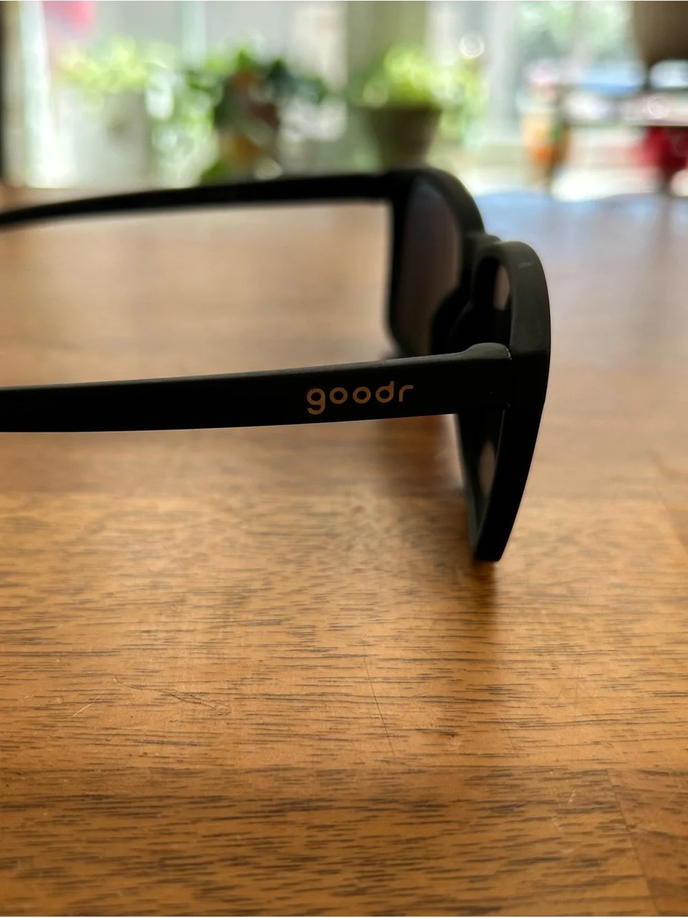 Goodr Kids Size - Matte Black Square Sunglasses - Dark Smoke Lenses